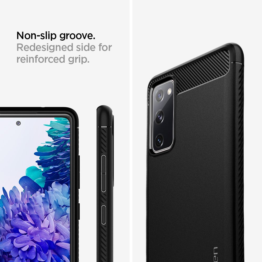 etui Spigen Rugged Armor Czarne Samsung Galaxy S20 FE / 10