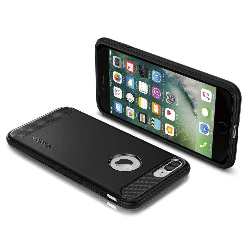 etui Spigen Rugged Armor Czarne Apple iPhone 7 Plus / 10