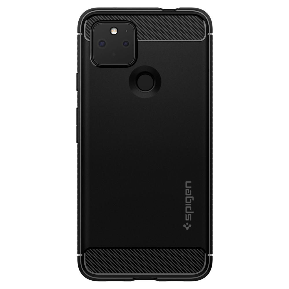 etui Spigen Rugged Armor czarne Google Pixel 4a 5G / 2