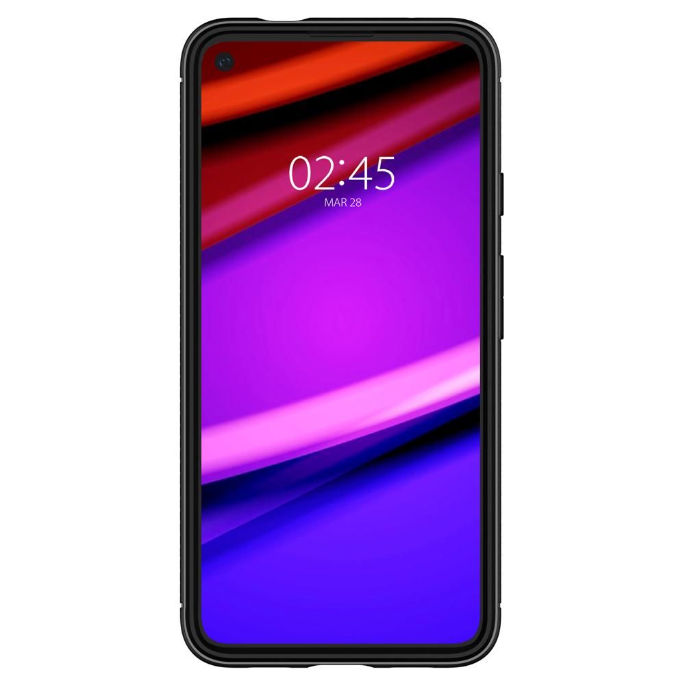 etui Spigen Rugged Armor czarne Google Pixel 4a 5G / 3