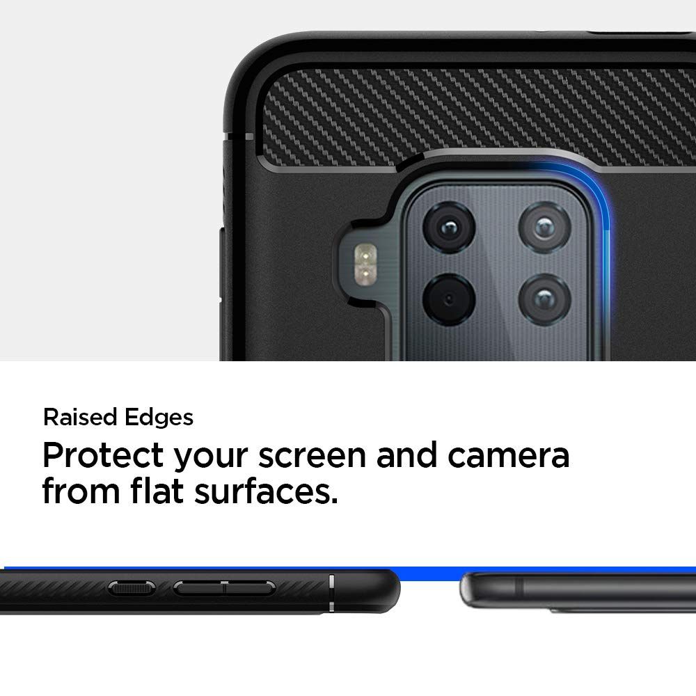 etui Spigen Rugged Armor Czarne Motorola One Zoom / 7