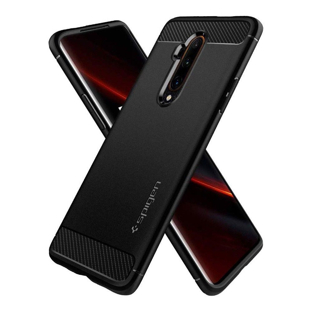 etui Spigen Rugged Armor Czarne OnePlus 7T Pro / 5 etui Spigen Rugged Armor Czarne OnePlus 7T Pro / 5