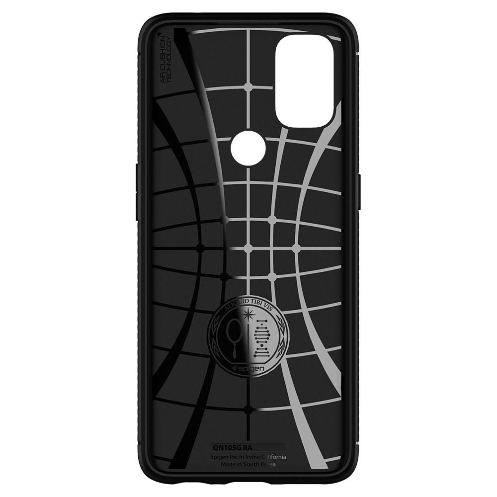 etui Spigen Rugged Armor czarne OnePlus Nord N10 5G / 3 etui Spigen Rugged Armor czarne OnePlus Nord N10 5G / 3
