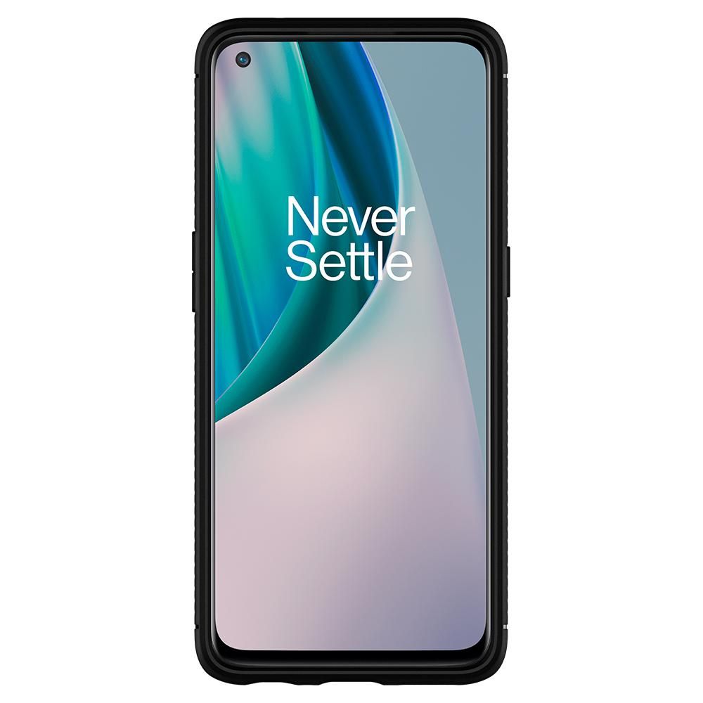 etui Spigen Rugged Armor czarne OnePlus Nord N10 5G / 4 etui Spigen Rugged Armor czarne OnePlus Nord N10 5G / 4