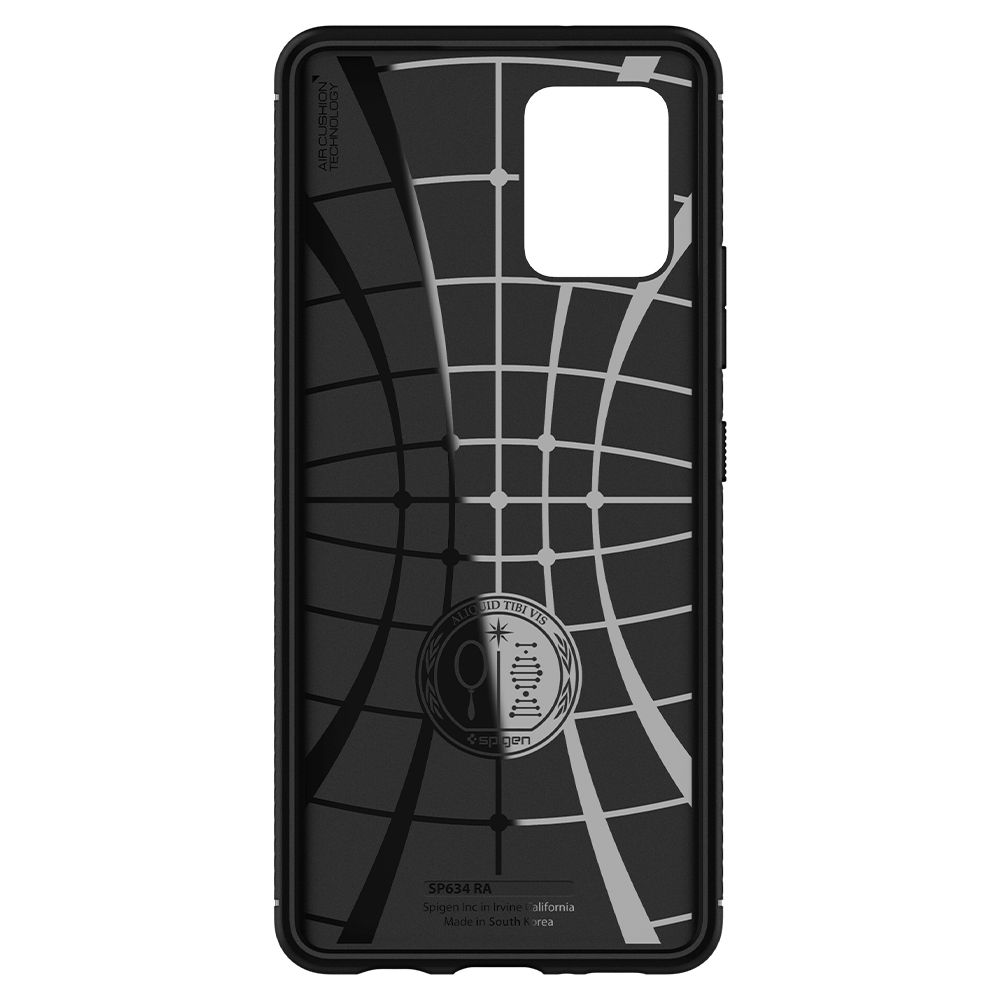 etui Spigen Rugged Armor czarne Samsung Galaxy A42 5G / 3