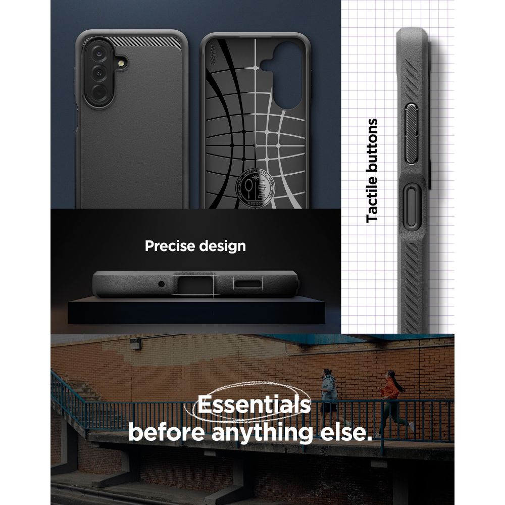 etui Spigen Rugged Armor czarne Samsung Galaxy A27 5G / 11