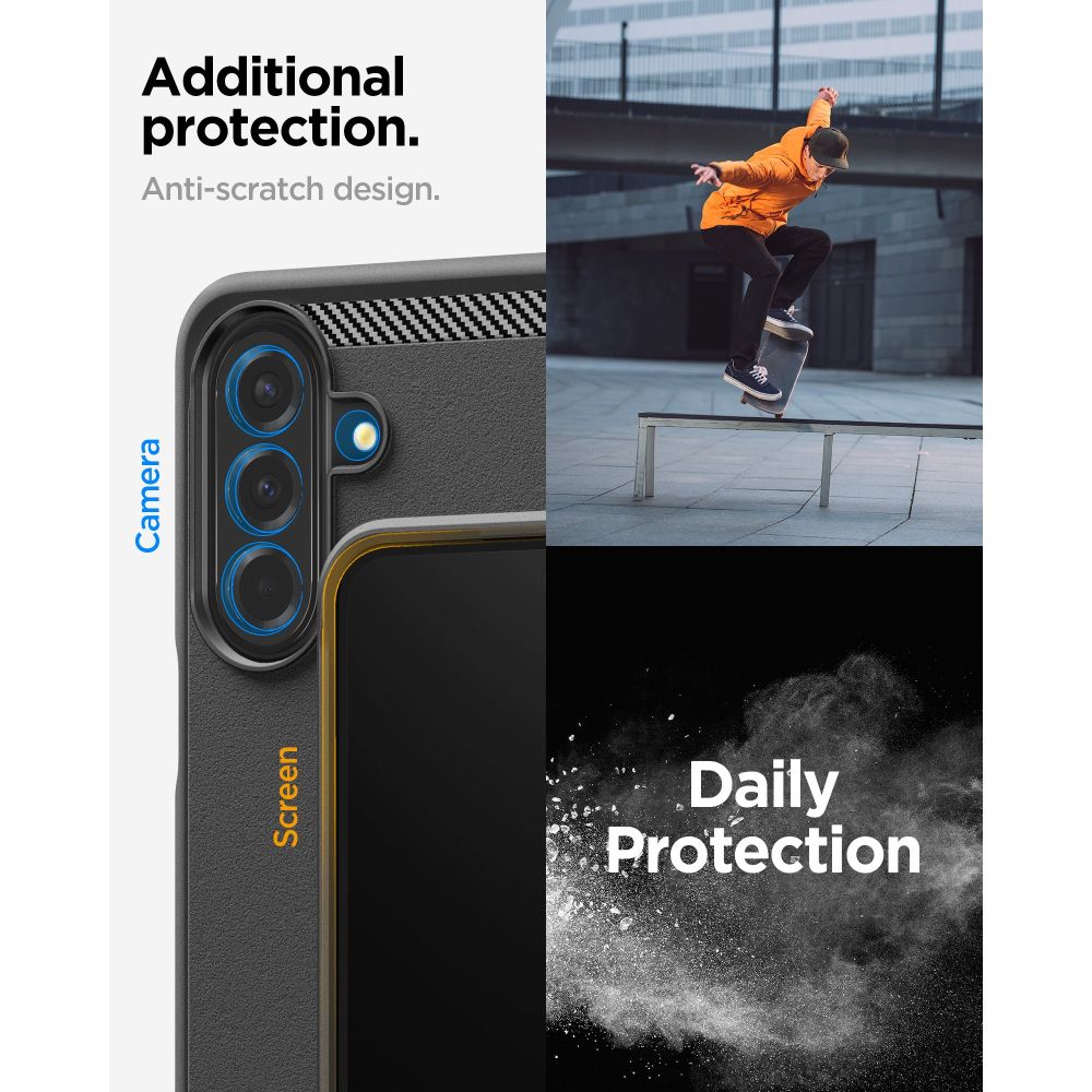 etui Spigen Rugged Armor czarne Samsung Galaxy A27 5G / 9