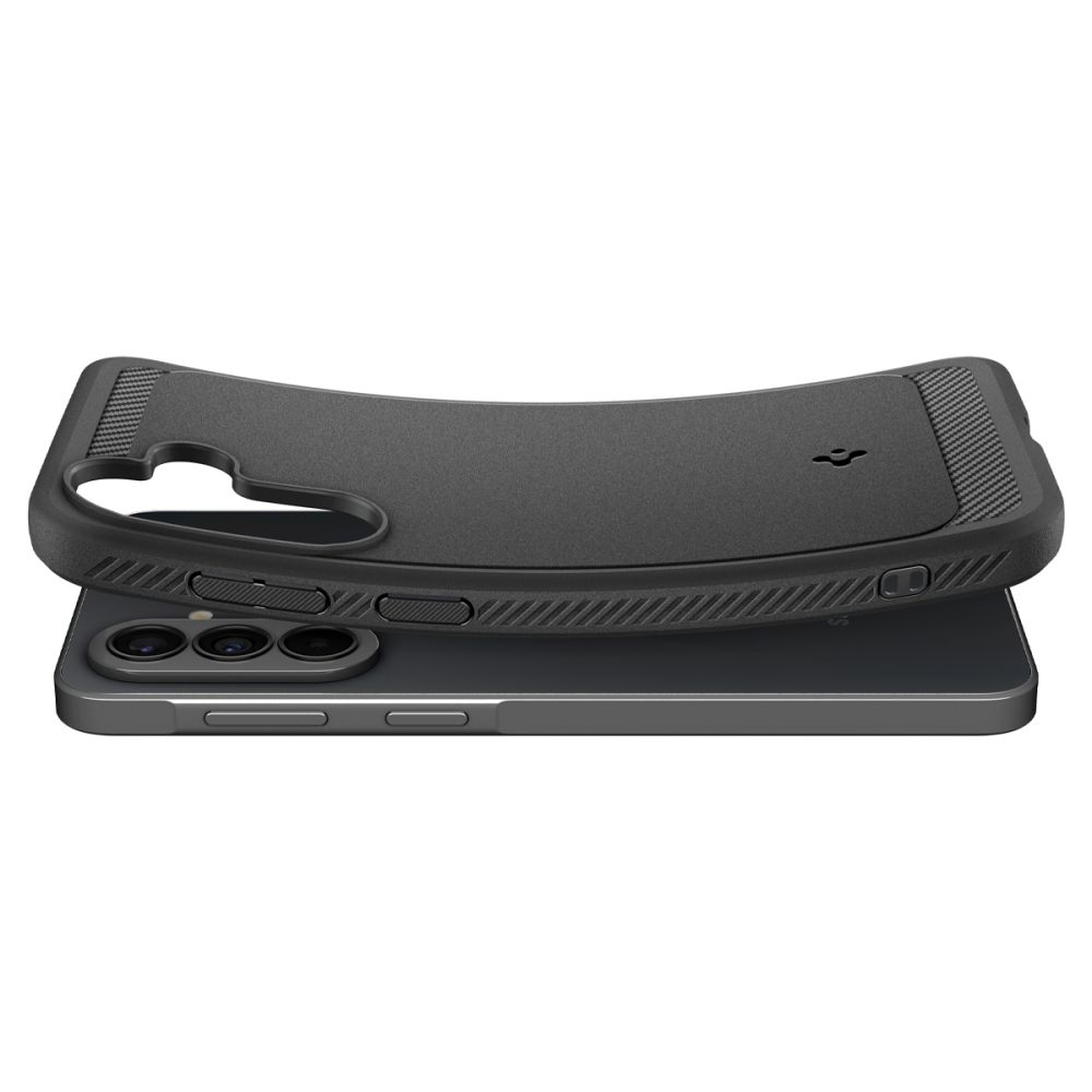 etui Spigen Rugged Armor czarne Samsung Galaxy A37 5G / 10