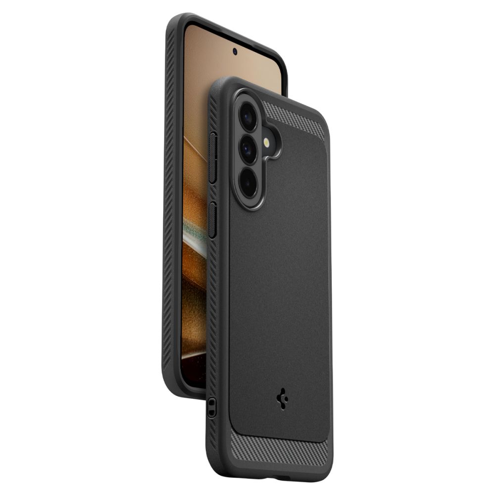 etui Spigen Rugged Armor czarne Samsung Galaxy A37 5G / 9