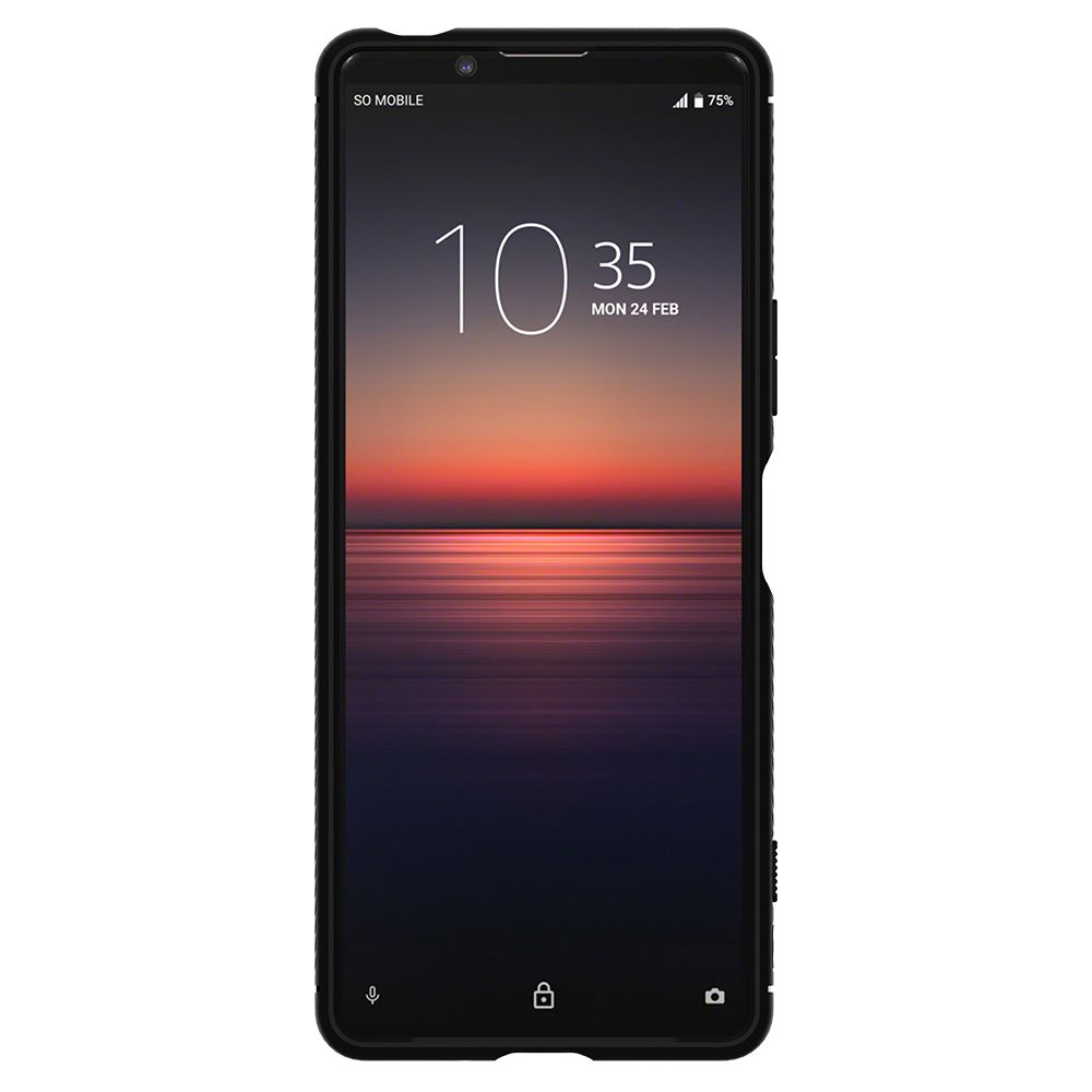 etui Spigen Rugged Armor Czarne Sony Xperia 1 II / 3