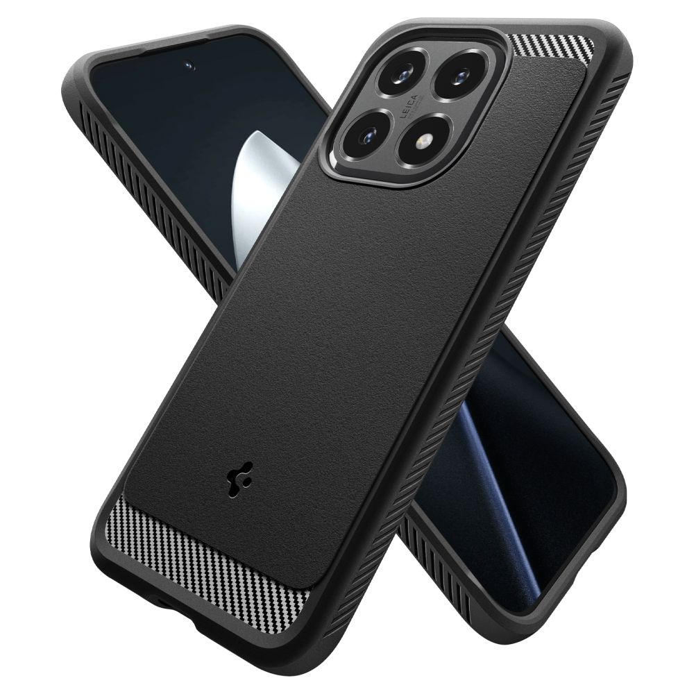etui Spigen Rugged Armor czarne Xiaomi 15T 5G / 9