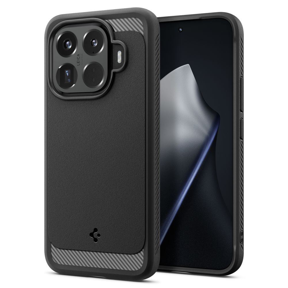 etui Spigen Rugged Armor czarne Xiaomi 15T Pro 5G