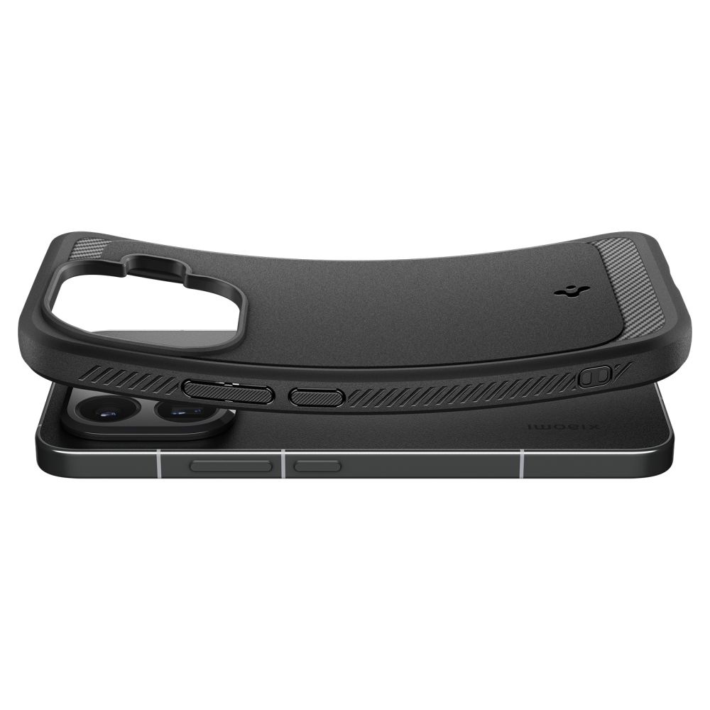 etui Spigen Rugged Armor czarne Xiaomi 15T Pro 5G / 9