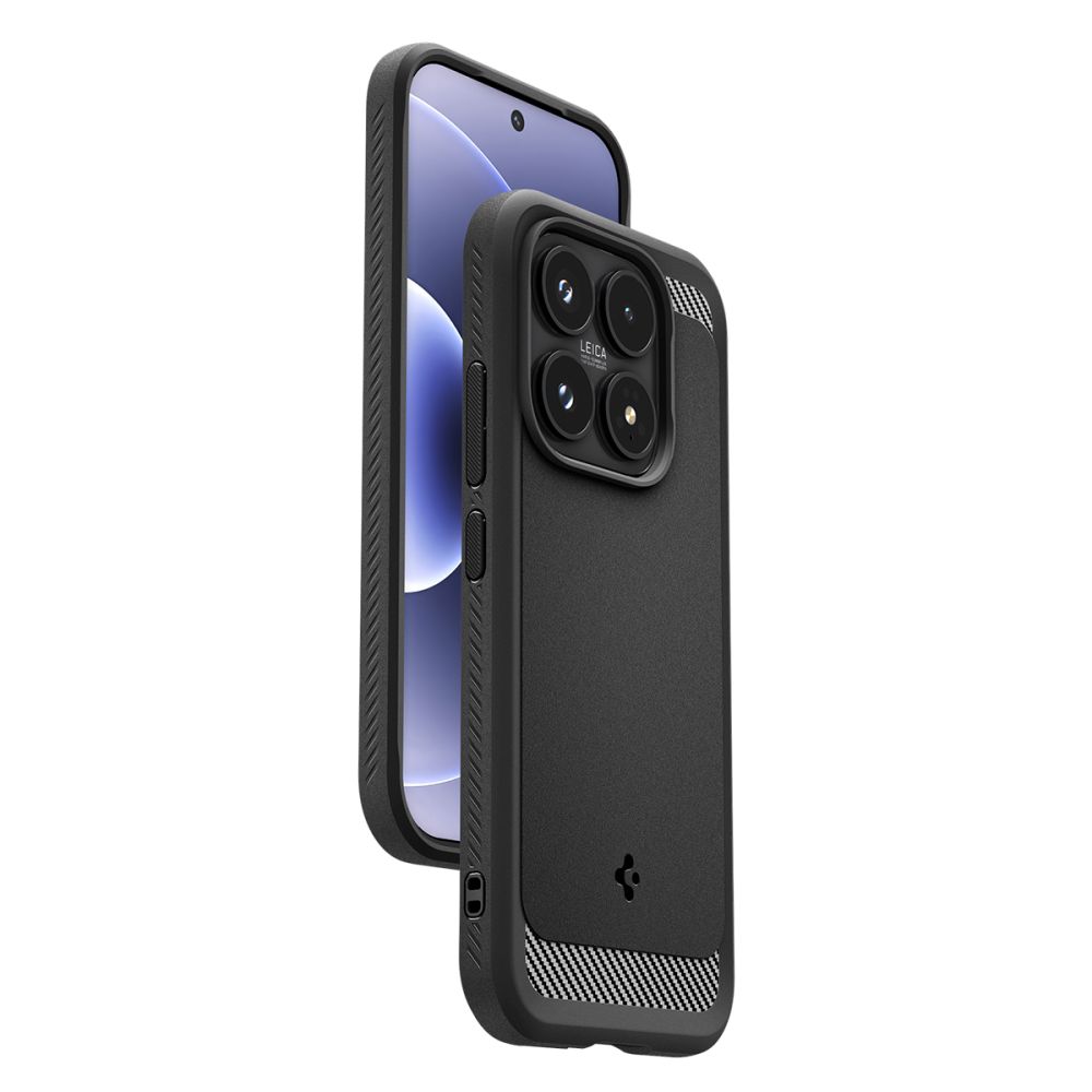 etui Spigen Rugged Armor czarne Xiaomi 17 / 8