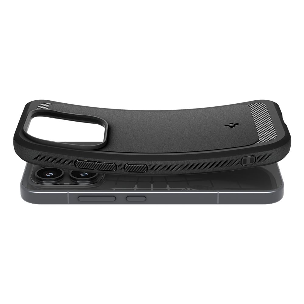 etui Spigen Rugged Armor czarne Xiaomi 17 / 9