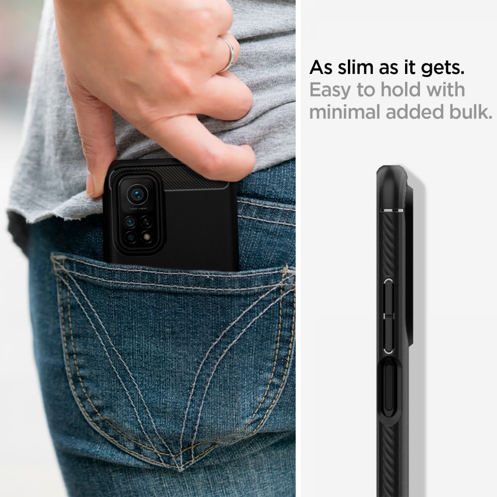etui Spigen Rugged Armor Czarne Xiaomi Mi 10T / 4