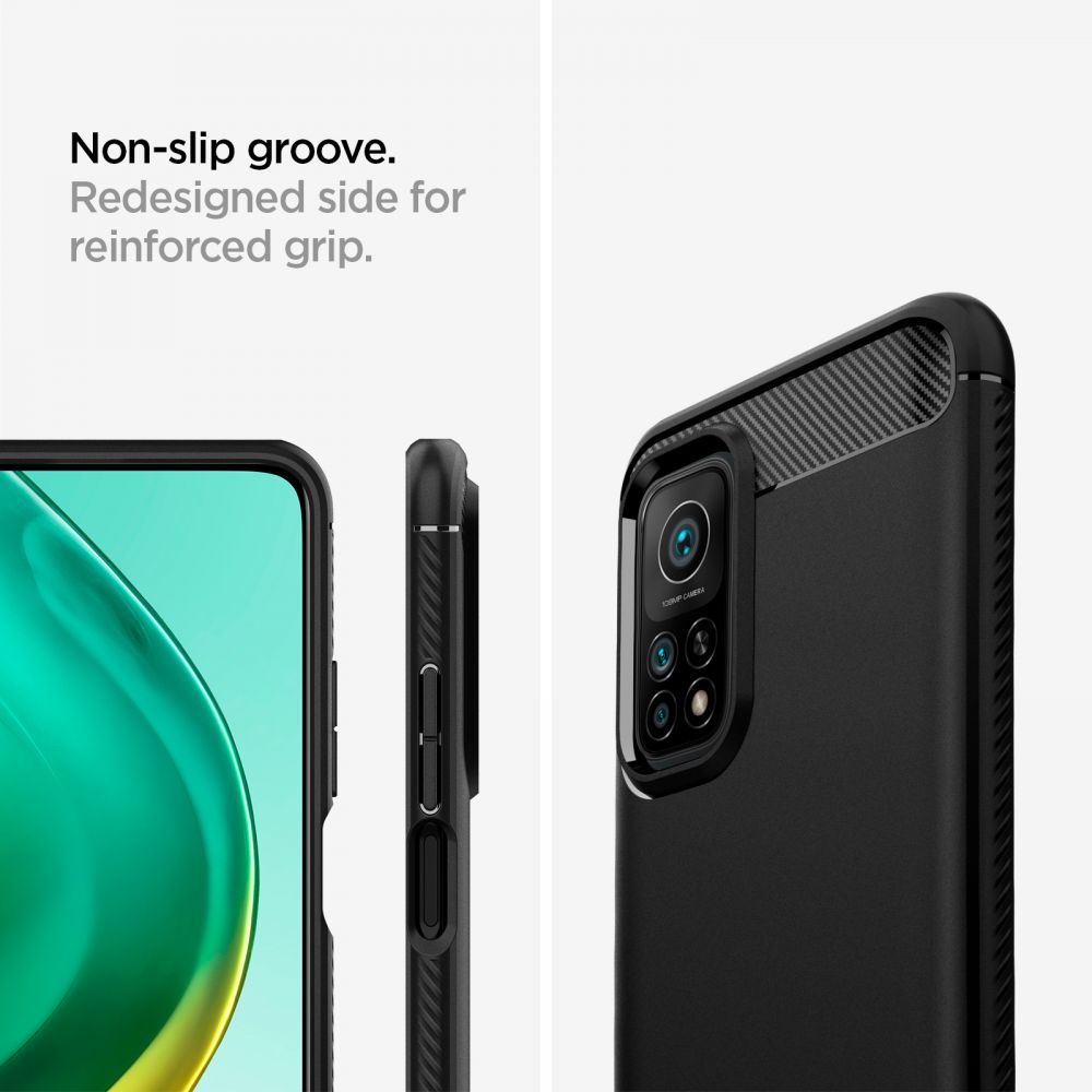 etui Spigen Rugged Armor Czarne Xiaomi Mi 10T Pro 5G / 6