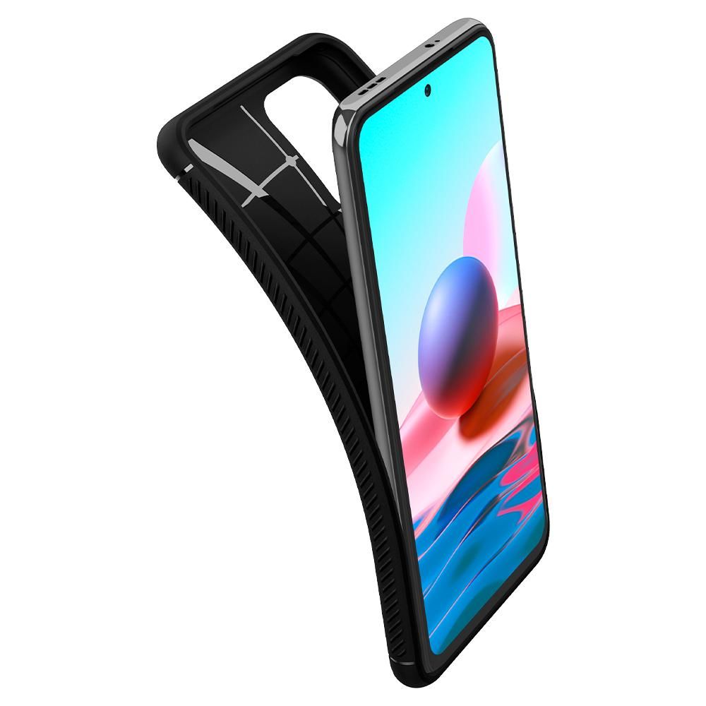 etui Spigen Rugged Armor czarne Xiaomi Redmi Note 10S / 8