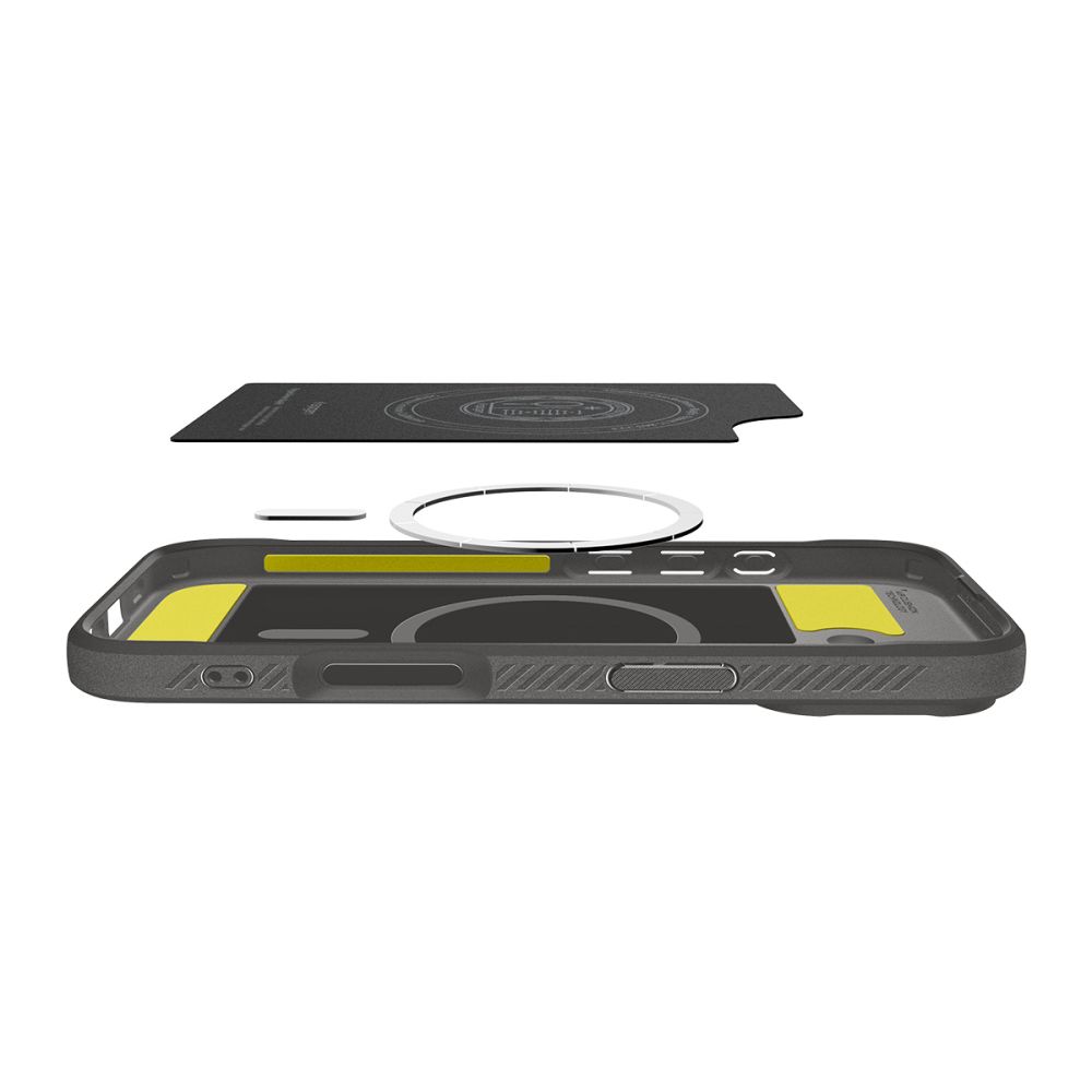 etui Spigen Rugged Armor Mag Magsafe grey Apple iPhone 17 / 6