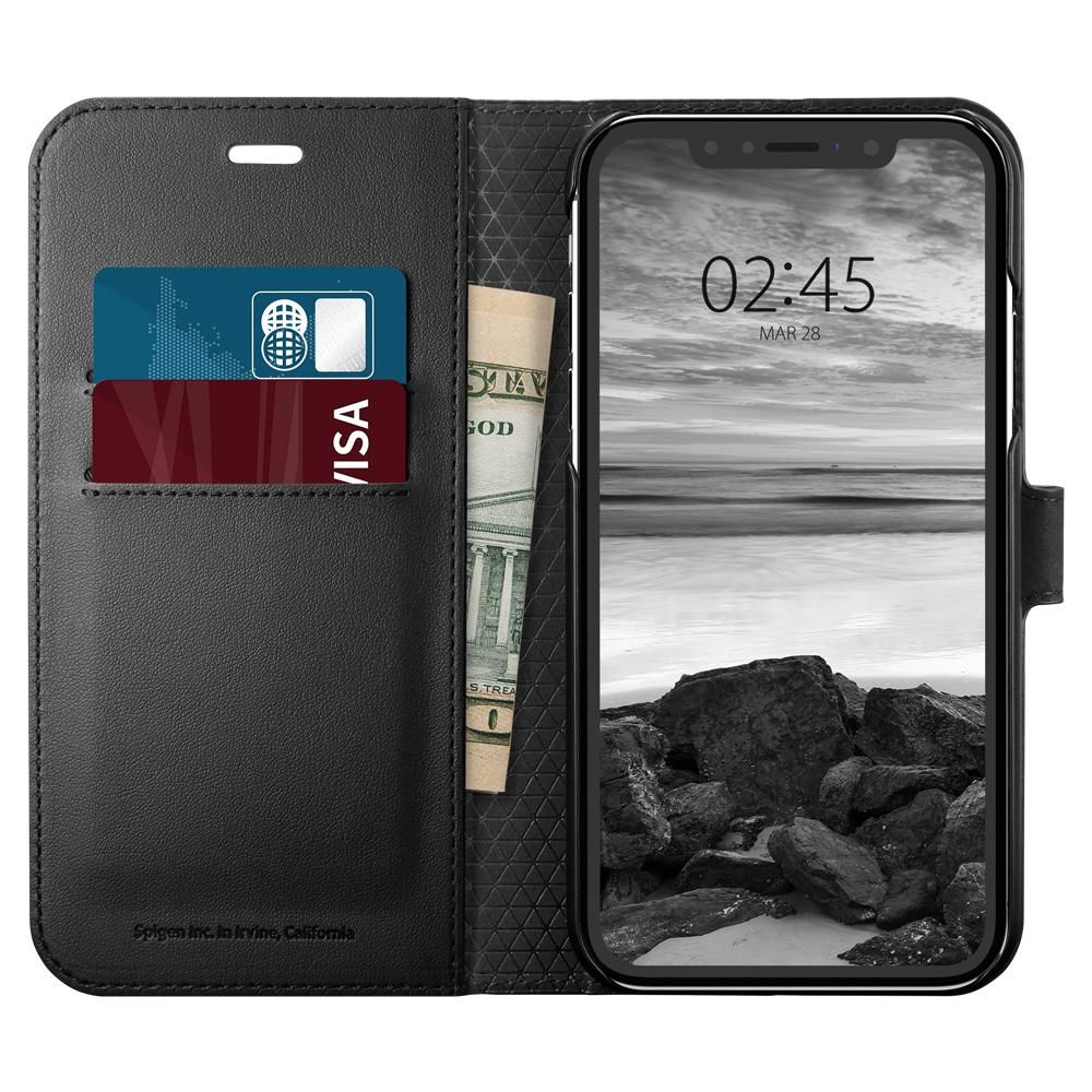 etui Spigen SGP Wallet S Czarne Apple iPhone XR / 5