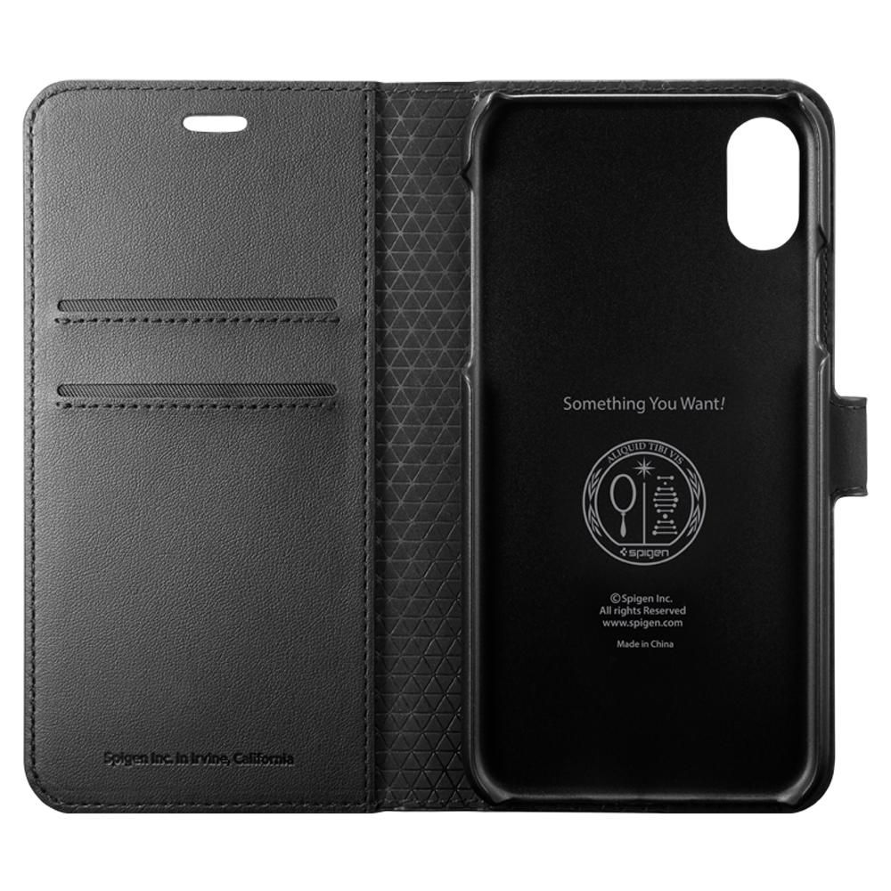 etui Spigen SGP Wallet S Czarne Apple iPhone X / 4