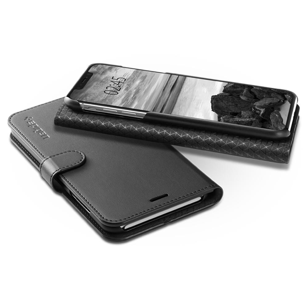etui Spigen SGP Wallet S Czarne Apple iPhone X / 7