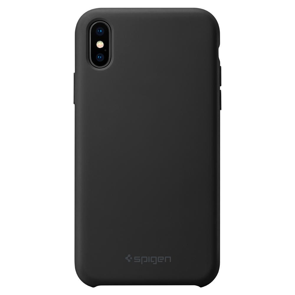 etui Spigen Silicone Fit Czarne Apple iPhone XS Max / 3
