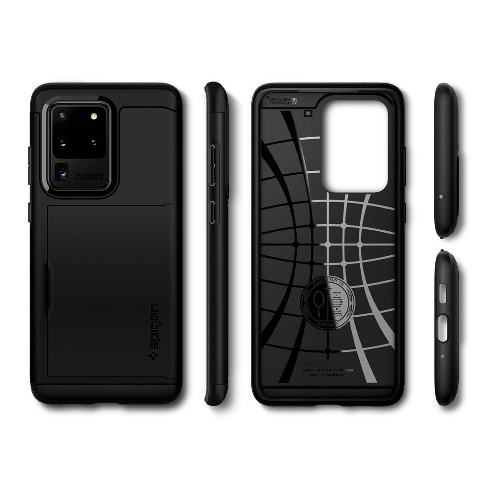 etui Spigen Slim Armor Cs Czarne Samsung galaxy S20 Ultra / 10