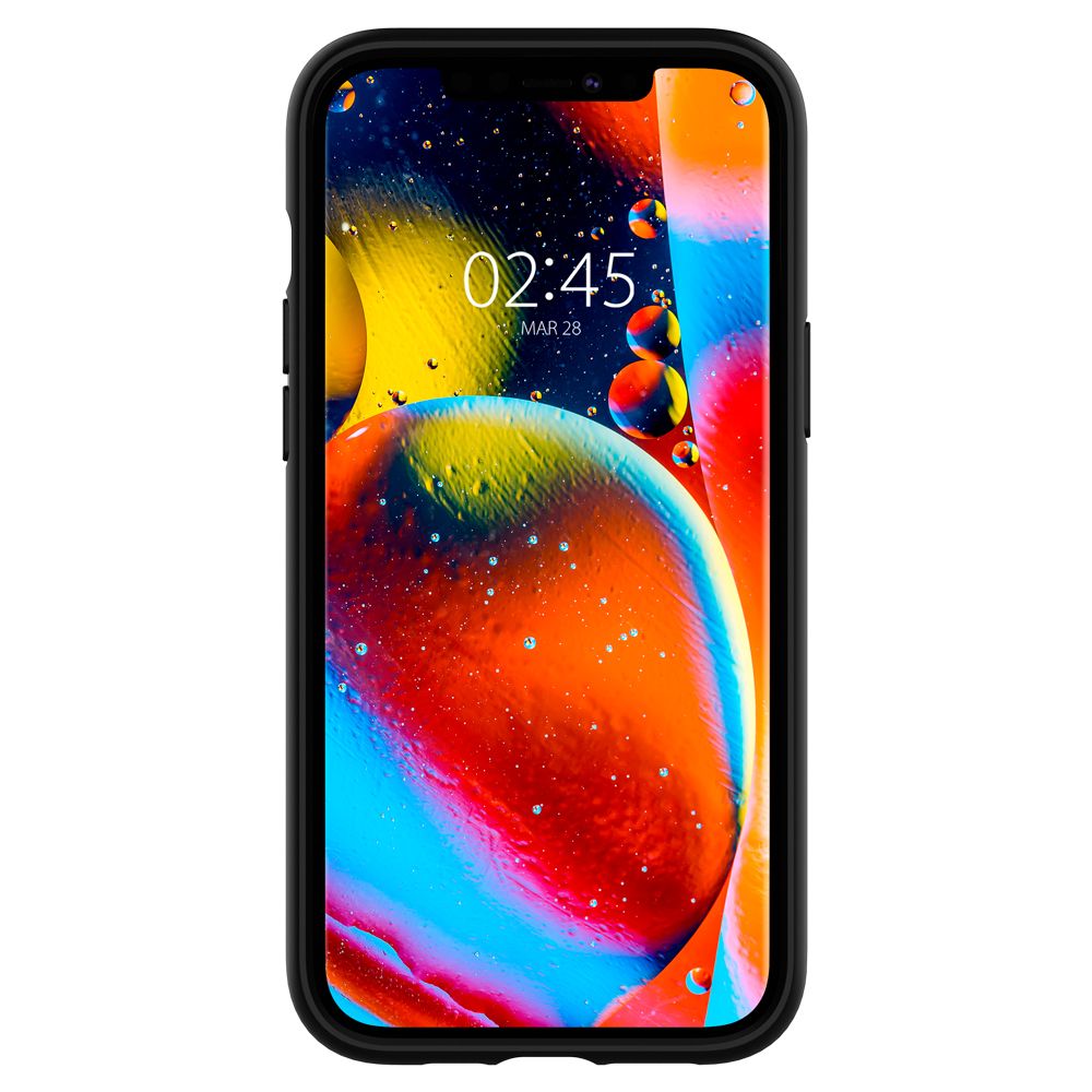 etui Spigen Slim Armor Cs Czarne Apple iPhone 12 Pro / 9 etui Spigen Slim Armor Cs Czarne Apple iPhone 12 Pro / 9