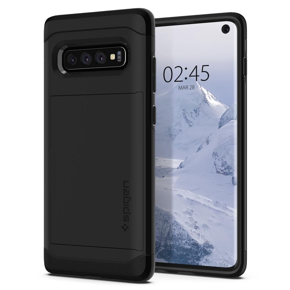 etui Spigen Slim Armor Cs czarne Samsung Galaxy S10 / 2