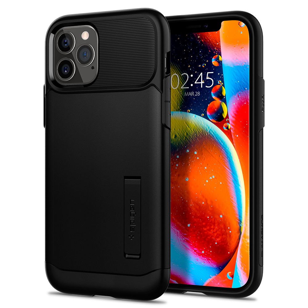 etui Spigen Slim Armor Czarne Apple iPhone 12 Pro etui Spigen Slim Armor Czarne Apple iPhone 12 Pro
