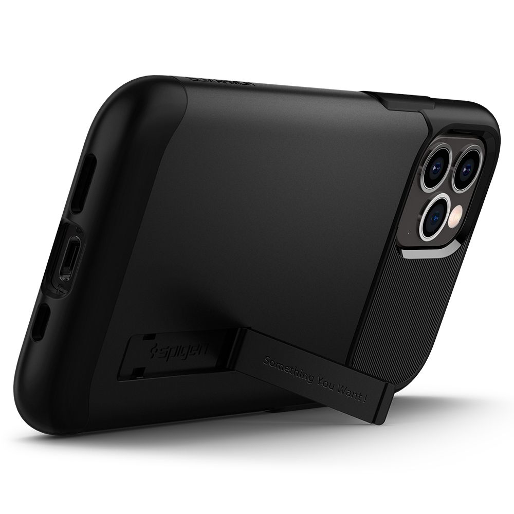 etui Spigen Slim Armor Czarne Apple iPhone 12 Pro / 8 etui Spigen Slim Armor Czarne Apple iPhone 12 Pro / 8