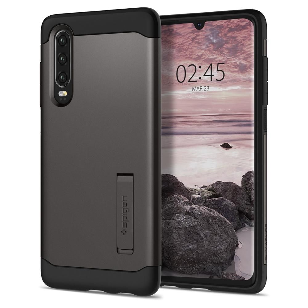 etui Spigen Slim Armor Gunmetal Huawei P30