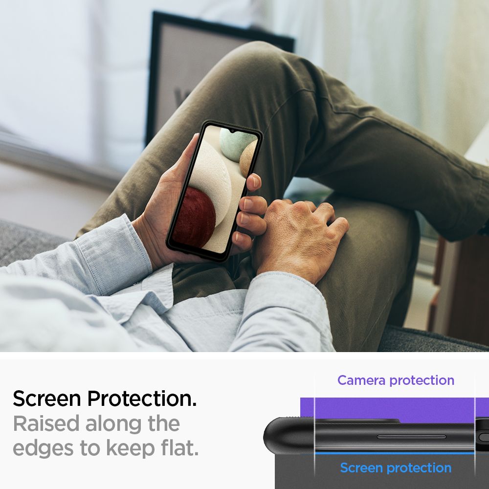 etui Spigen Slim Armor Metal slate Samsung Galaxy A12 / 4