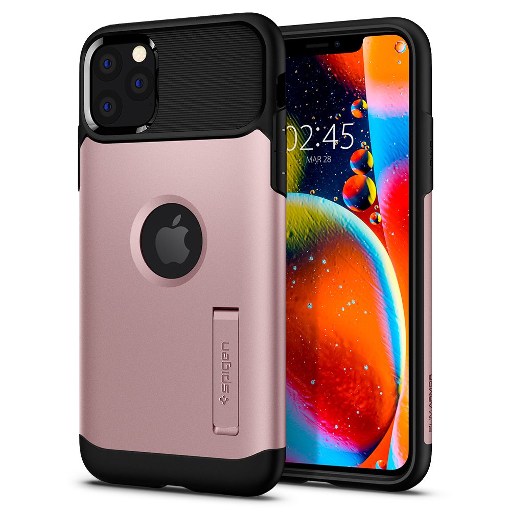 etui Spigen Slim Armor Różowe Apple iPhone 11 Pro Max etui Spigen Slim Armor Różowe Apple iPhone 11 Pro Max
