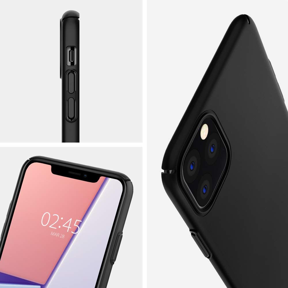etui Spigen Thin Fit Air Czarne Apple iPhone 11 Pro / 6 etui Spigen Thin Fit Air Czarne Apple iPhone 11 Pro / 6