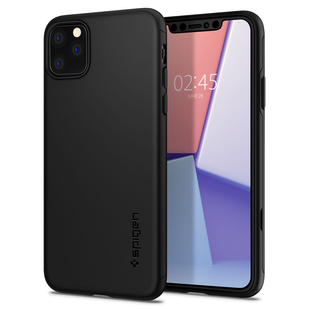 etui Spigen Thin Fit Classic Czarne Apple iPhone 11 Pro etui Spigen Thin Fit Classic Czarne Apple iPhone 11 Pro