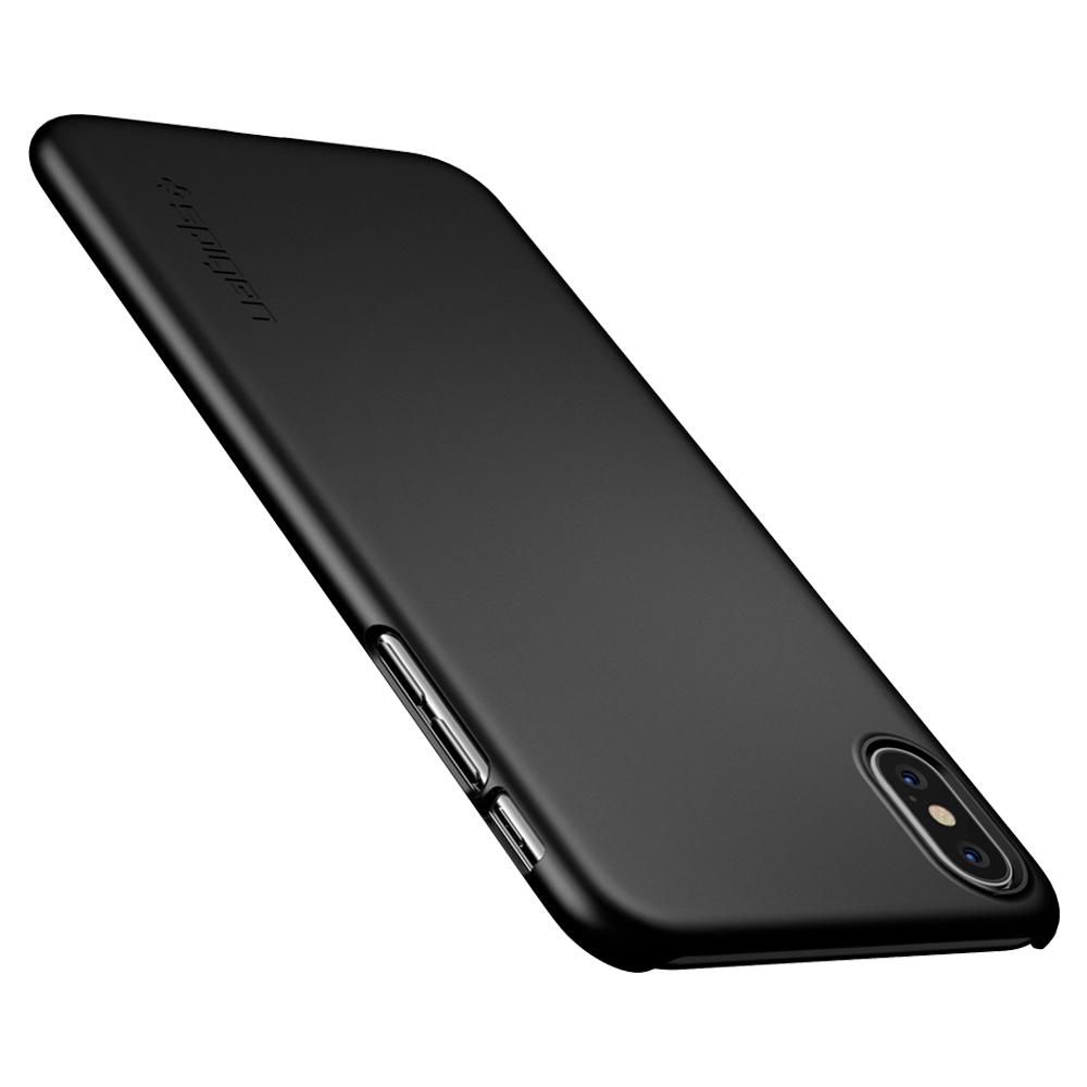 etui Spigen Thin Fit Czarne Apple iPhone XS Max / 3