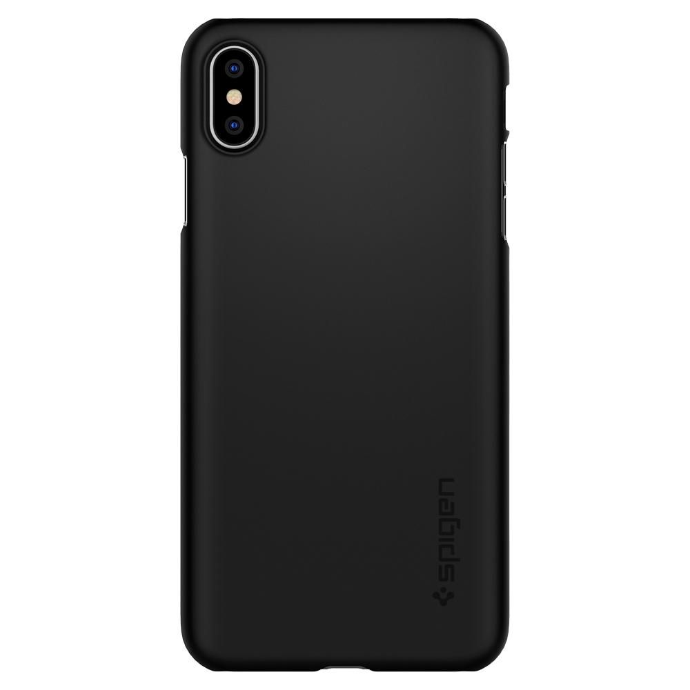 etui Spigen Thin Fit Czarne Apple iPhone XS Max / 4