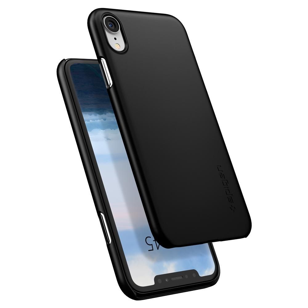 etui Spigen Thin Fit Czarne Apple iPhone XR / 5