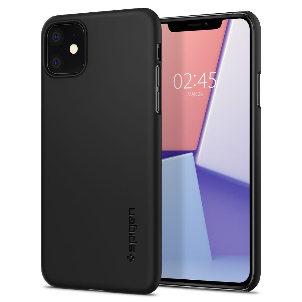 etui Spigen Thin Fit Czarne Apple iPhone 11 etui Spigen Thin Fit Czarne Apple iPhone 11