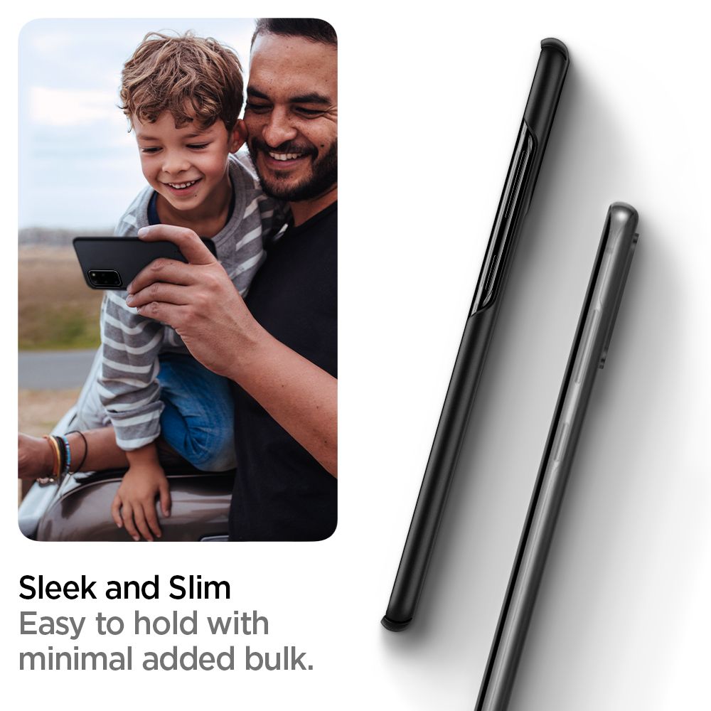 etui Spigen Thin Fit Czarne Samsung Galaxy S20 Plus / 12 etui Spigen Thin Fit Czarne Samsung Galaxy S20 Plus / 12