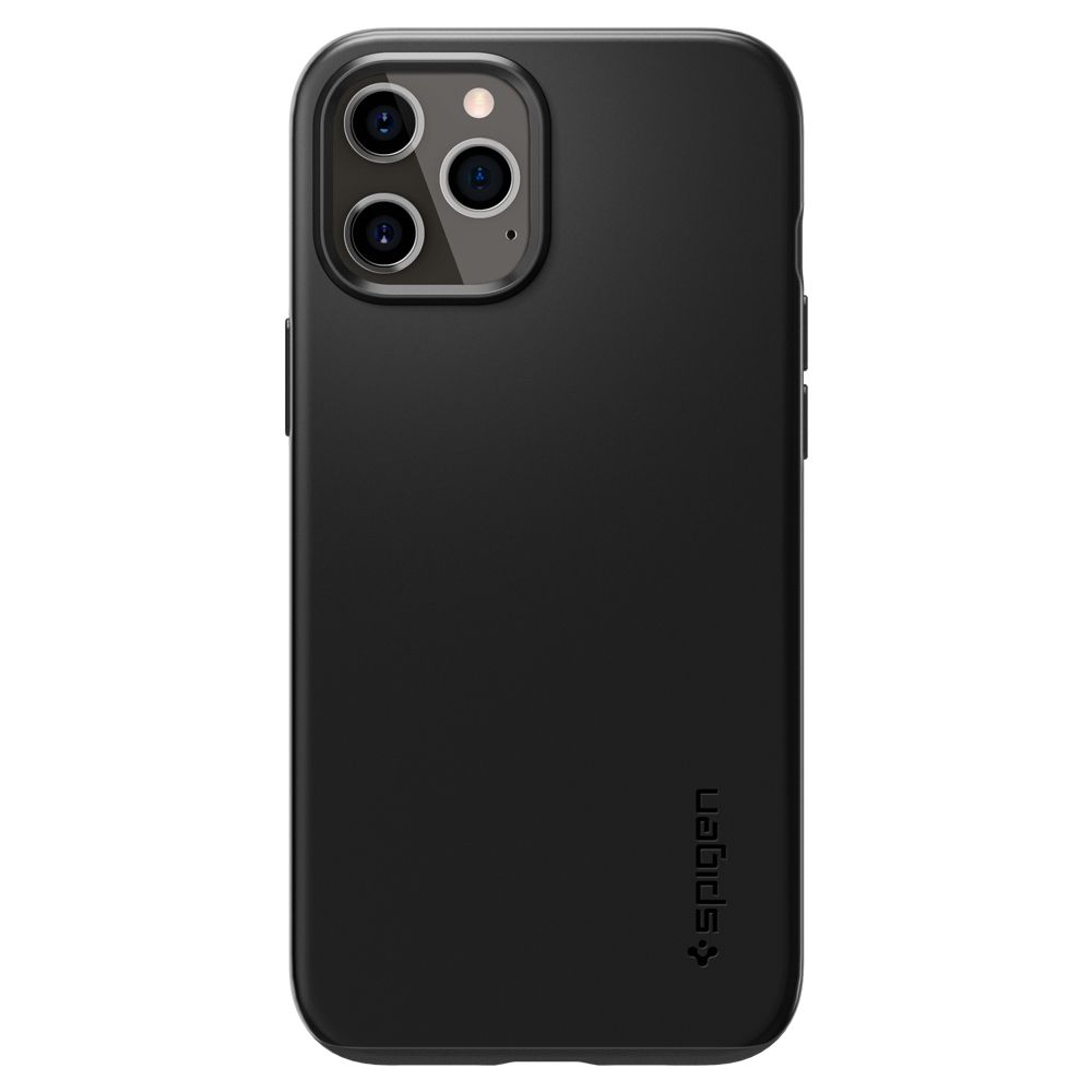 etui Spigen Thin Fit Czarne Apple iPhone 12 Pro / 2