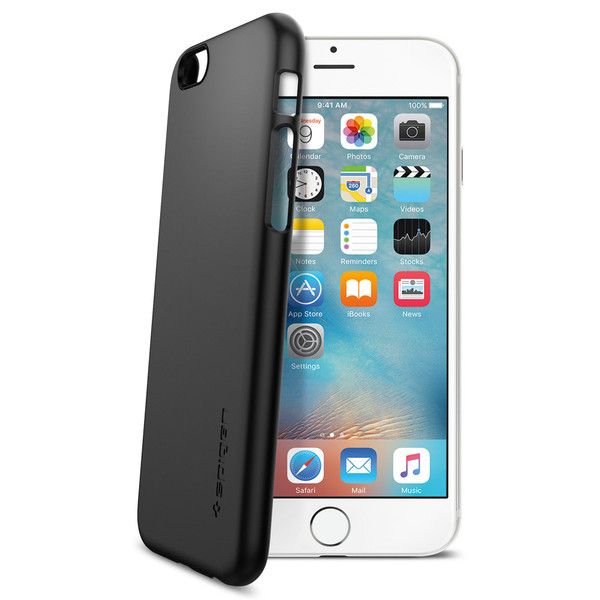 etui Spigen Thin Fit Czarne Apple iPhone 6 / 2