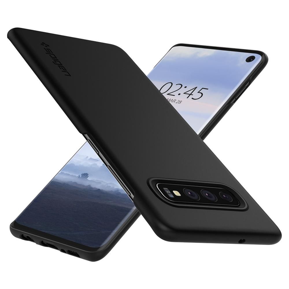etui Spigen Thin Fit Czarne Samsung Galaxy S10 / 2