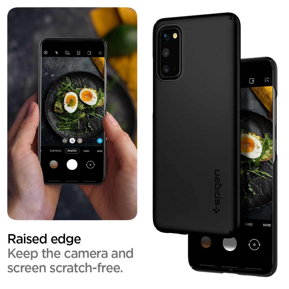 etui Spigen Thin Fit czarne Samsung Galaxy S20 / 12
