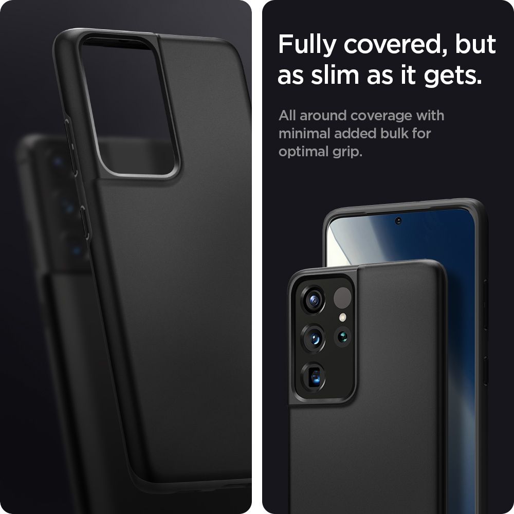 etui Spigen Thin Fit czarne Samsung s21 Ultra / 12