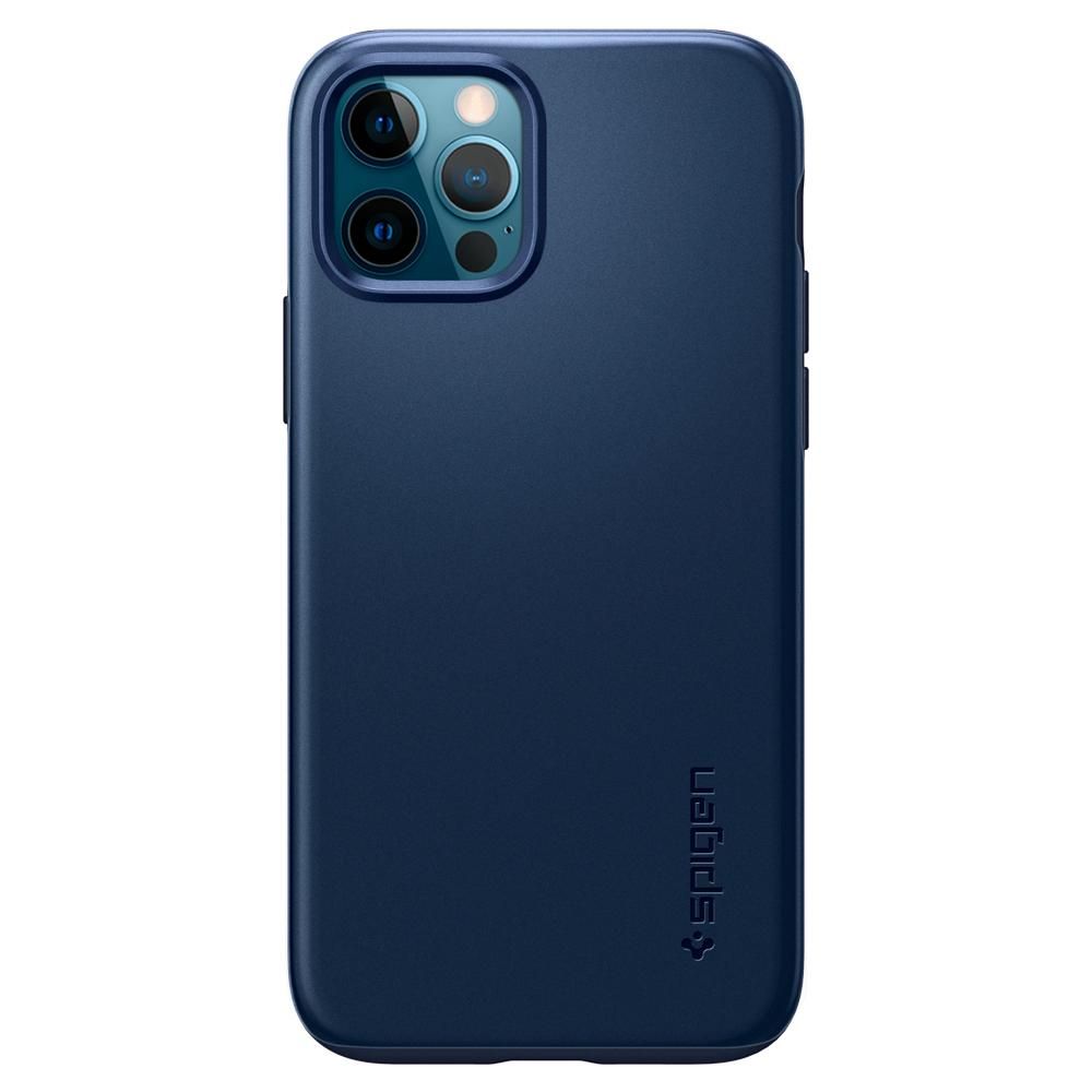 etui Spigen Thin Fit granatowe Apple iPhone 12 / 2 etui Spigen Thin Fit granatowe Apple iPhone 12 / 2