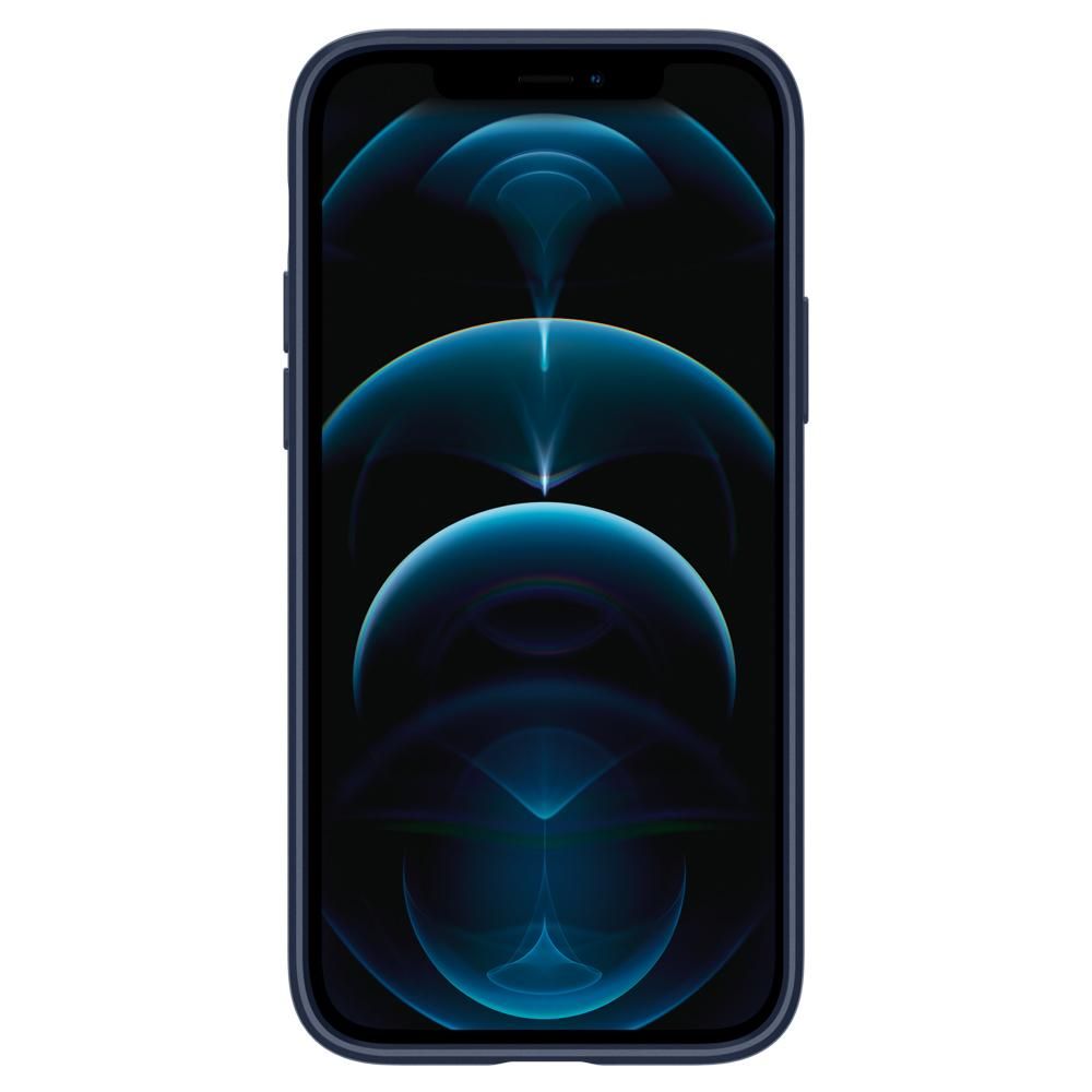 etui Spigen Thin Fit granatowe Apple iPhone 12 / 3 etui Spigen Thin Fit granatowe Apple iPhone 12 / 3