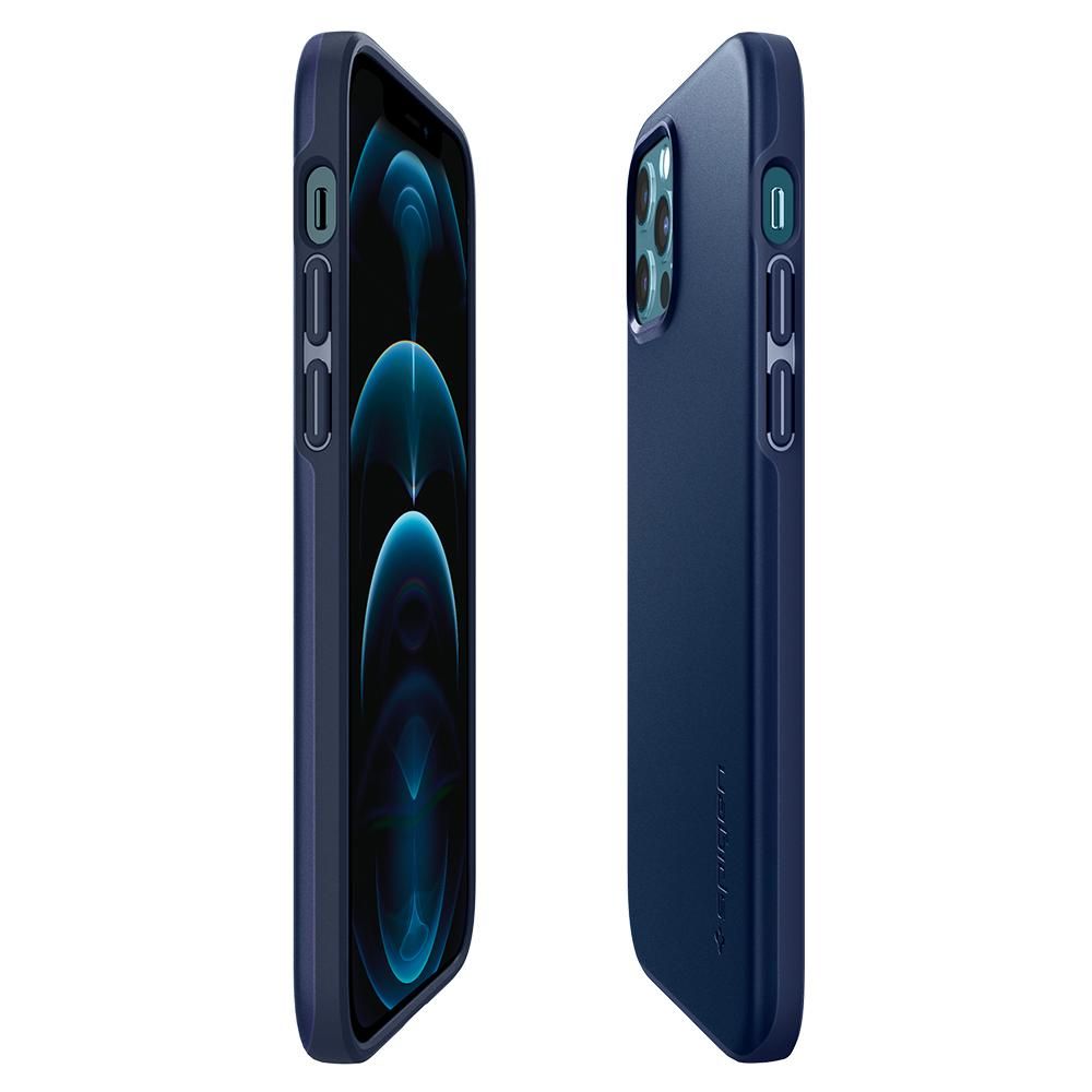 etui Spigen Thin Fit granatowe Apple iPhone 12 / 6 etui Spigen Thin Fit granatowe Apple iPhone 12 / 6